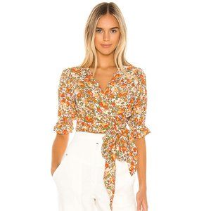 NWOT FAITHFULL - Mali Wrap Top - Le Rose